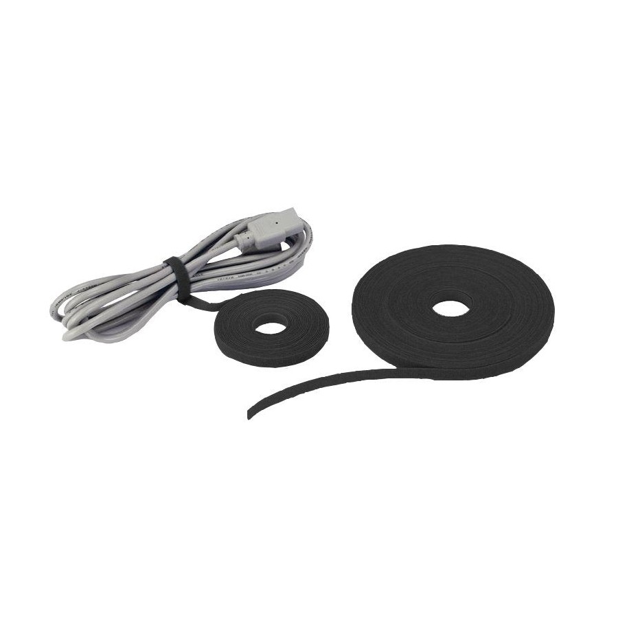 Alantec pk025cza velcro de cable 5m 9mm negro