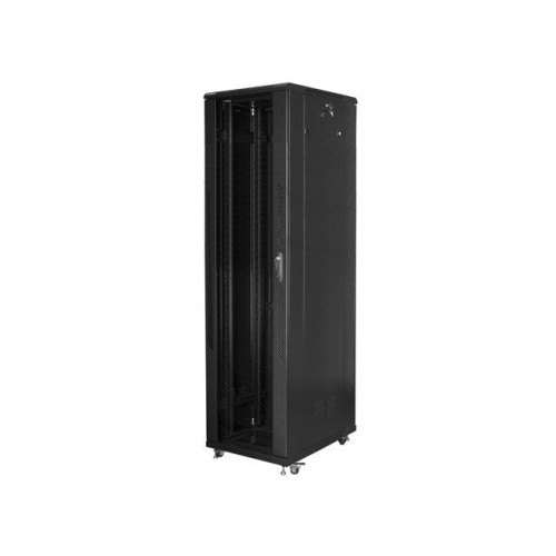 Armario rack 19 "independiente 37u / 800x800 autoarmas pack plano negro lanberg