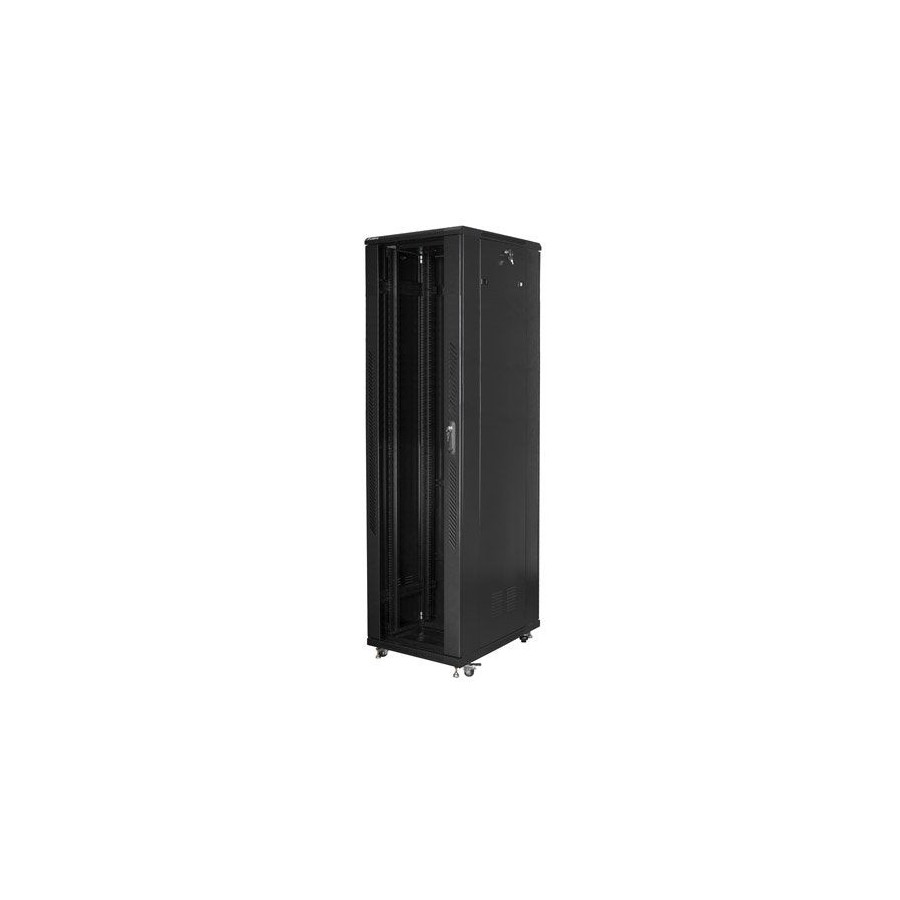 Armario rack 19 "independiente 37u / 800x800 autoarmas pack plano negro lanberg