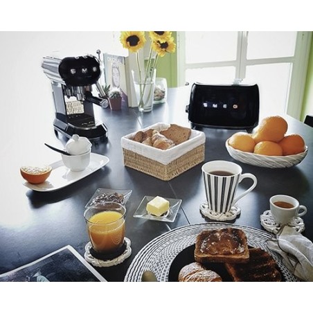 Tostadora smeg tsf01bleu, 2 rebanada(s) negro 950 w