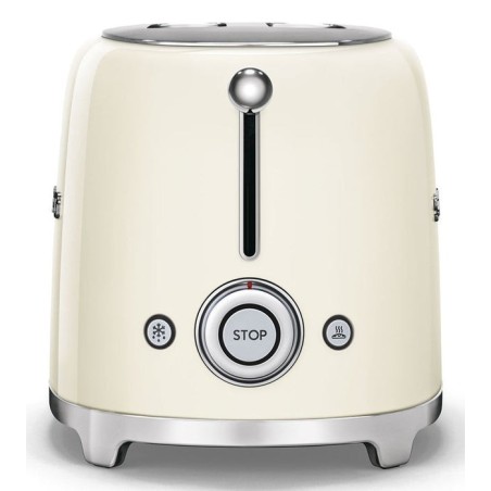 Tostadora smeg tsf01creu 2 rebanada(s) crema de color 950 w