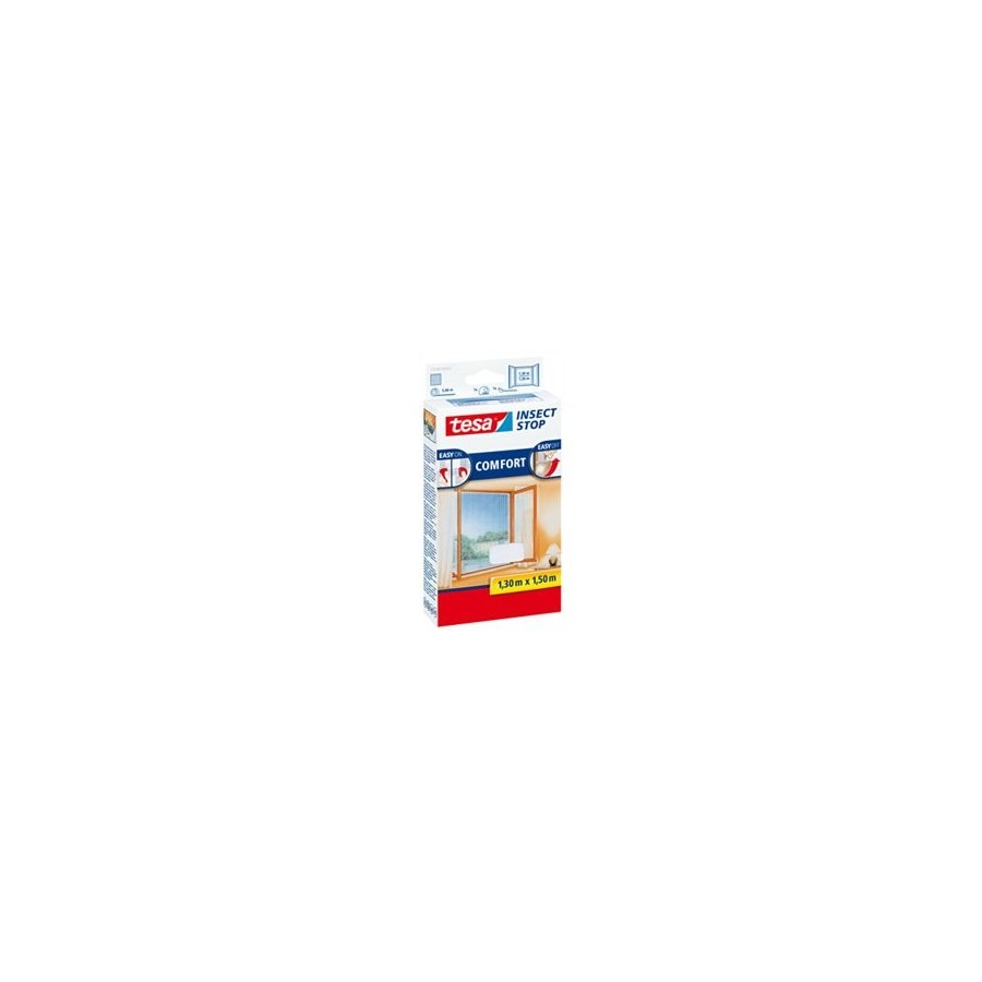 Tesa insect stop comfort mosquitera ventana blanca h5538820 (130x150 cm, black color) (sale)