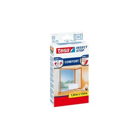 Tesa insect stop comfort mosquitera ventana blanca h5538820 (130x150 cm, black color) (sale)