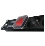 Alantec pz081u3m base múltiple 3 m 8 salidas ac interior negro