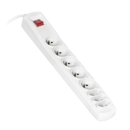 Regleta toma de tierra fr protection activejet apn-8g/5m-gr (3 x type c, 5 x ute, 10 a, 5 m, white color)