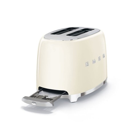 Tostadora smeg tsf01creu 2 rebanada(s) crema de color 950 w