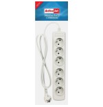 Regleta activejet 6 tomas fr  (3m color blanco)