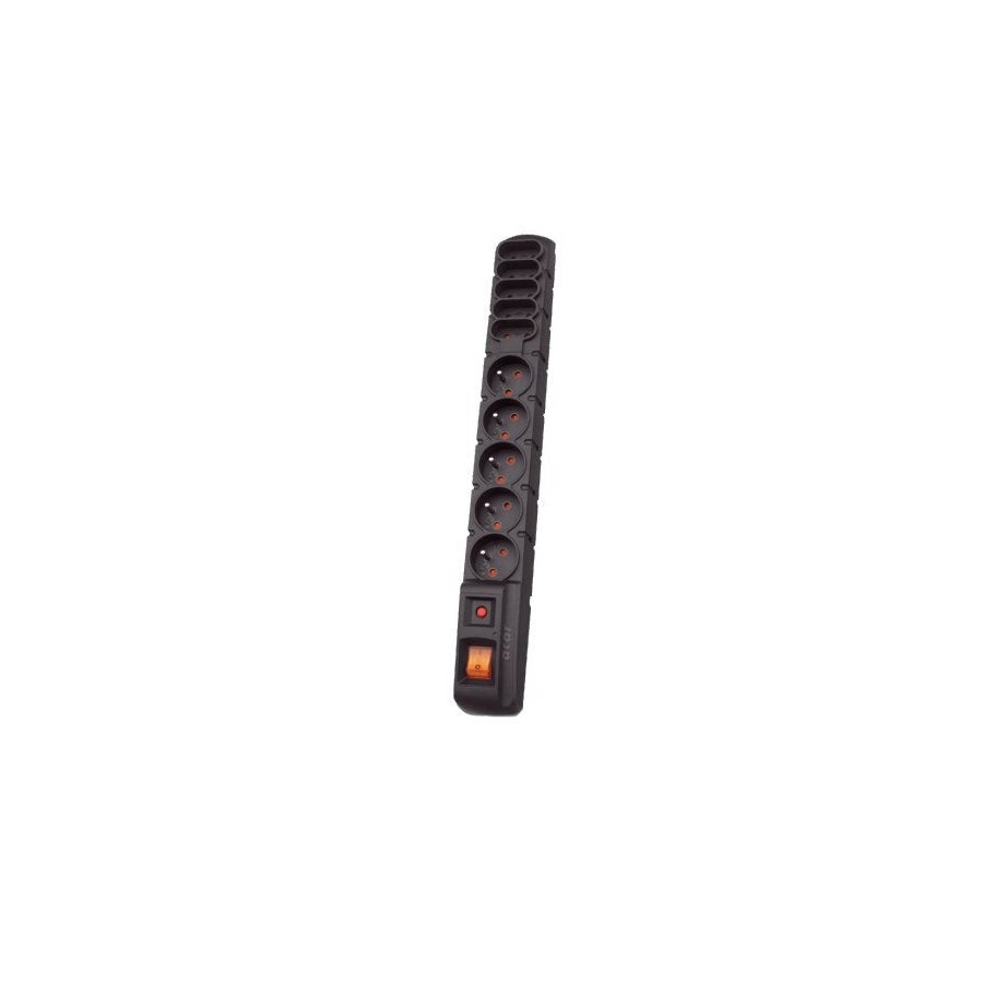 Hsk data s10 3m base múltiple 10 salidas ac interior / exterior negro