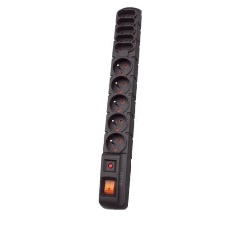 Hsk data s10 3m base múltiple 10 salidas ac interior / exterior negro