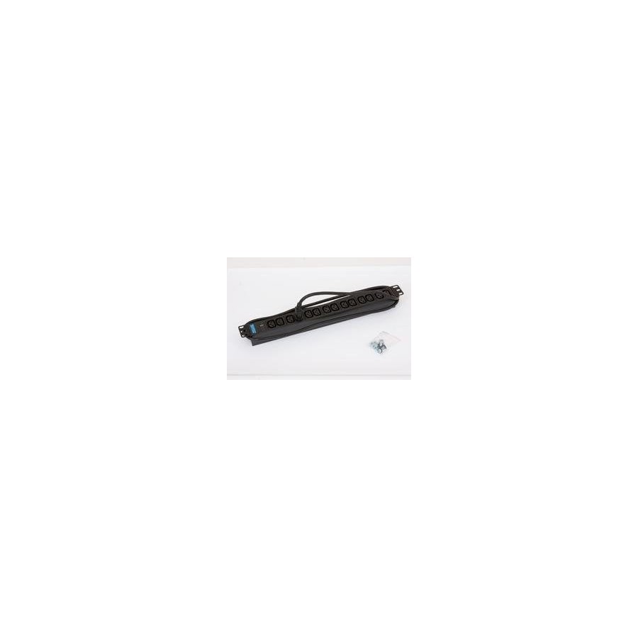 Triton rab-pd-x09-a1 toma múltiple 19" 1u 14x c13, con lámpara de control, 10a