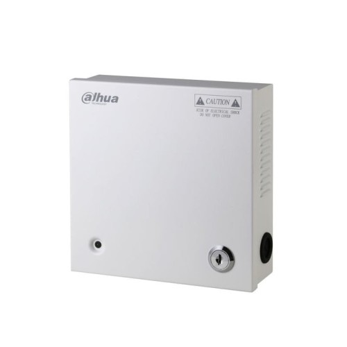 Dahua pfm340-5ch fuente alimentación caja con llave 12vdc 4a 5ch