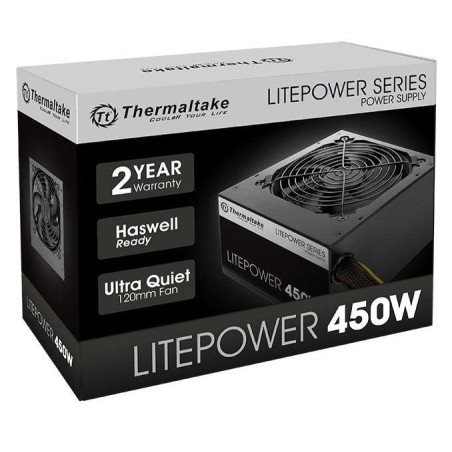 Fuente de alimentación thermaltake litepower g2 450 w 24-pin atx atx negro
