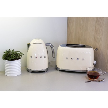Tostadora smeg tsf01creu 2 rebanada(s) crema de color 950 w