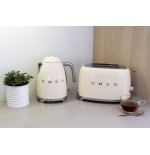 Tostadora smeg tsf01creu 2 rebanada(s) crema de color 950 w