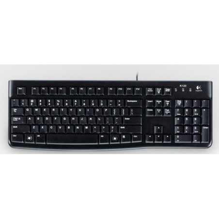 Teclado suizo logitech keyboard k120 for business usb qwertz negro