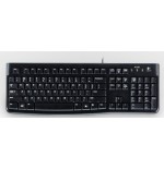 Teclado suizo logitech keyboard k120 for business usb qwertz negro