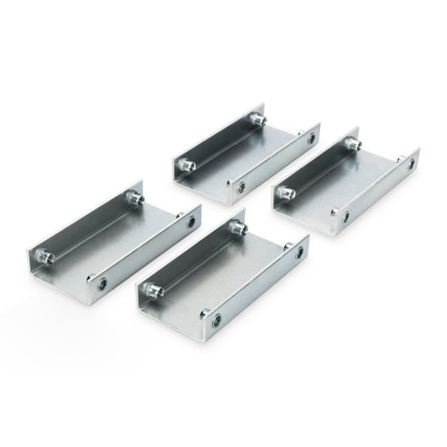 Juego de conexión modular digitus 4 piezas galvanizado incl. tornillos