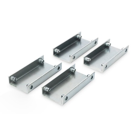 Juego de conexión modular digitus 4 piezas galvanizado incl. tornillos