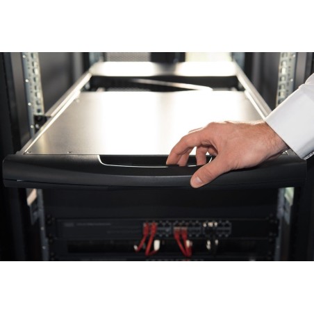 Consola modular digitus tft 17" kvm 1 puerto touchpad esp negro