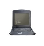 Consola modular digitus tft 17" kvm 1 puerto touchpad esp negro