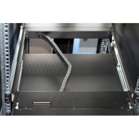 Consola modular digitus tft 17" kvm 1 puerto touchpad esp negro