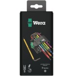 Wera 967/9 tx bo sb l-key set, blacklaser