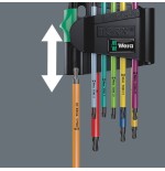 Wera 967/9 tx bo sb l-key set, blacklaser