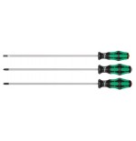 Juego de destornilladores wera 335/350/355/3 kraftform plus, largo