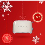Tostadora smeg tsf01creu 2 rebanada(s) crema de color 950 w
