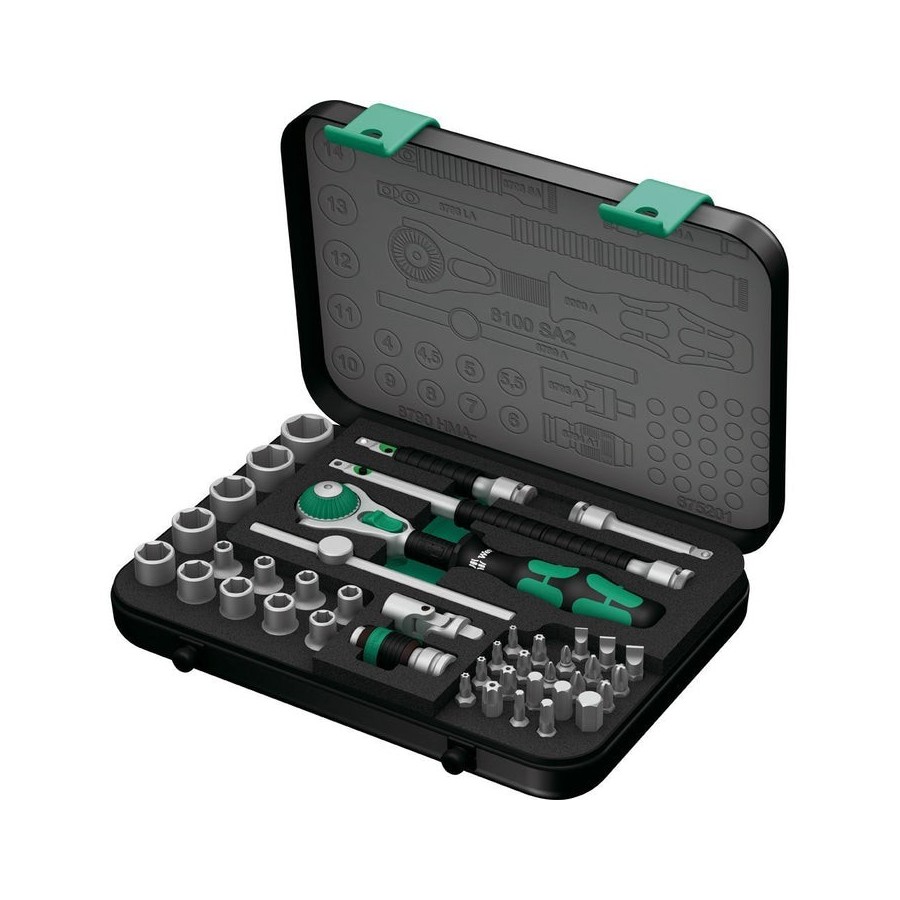 Wera 05003533001 llave de tubo juego de llaves de tubo 42 pieza(s)
