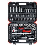 Gedore juego de llaves de tubo 1/4 "+ 1/2", 94 piezas