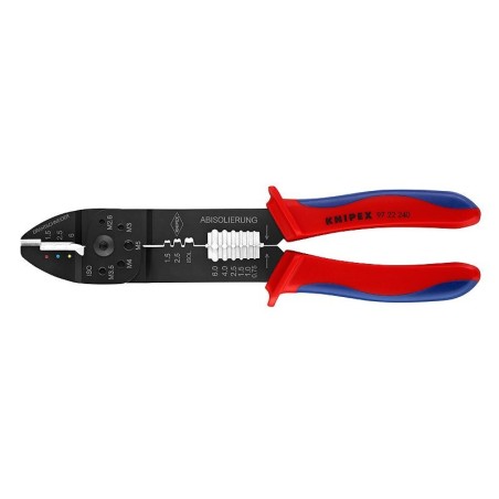 Alicates de crimpado knipex para terminales de cable y corte de cables