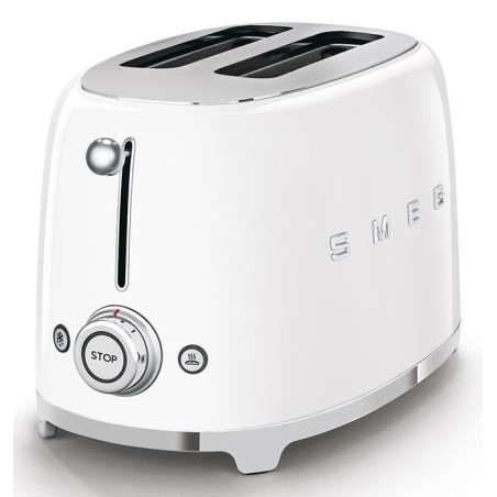Smeg tsf01wheu tostadora 2 rebanada(s) blanco 950 w
