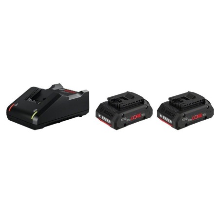 Juego de iniciación bosch 2x procore 18v 4.0ah + gal 18v-40 professional