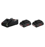 Juego de iniciación bosch 2x procore 18v 4.0ah + gal 18v-40 professional