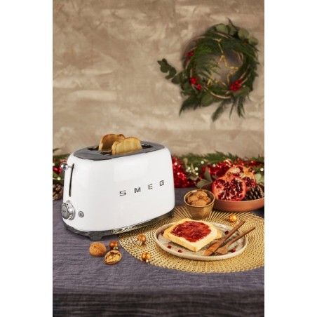 Smeg tsf01wheu tostadora 2 rebanada(s) blanco 950 w