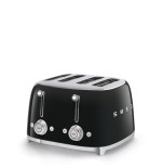 Smeg tsf03bleu tostador 4 rebanadas 950w negro