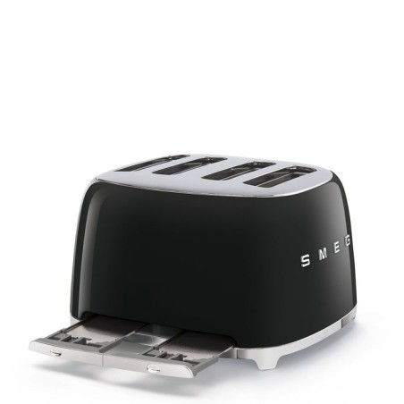 Smeg tsf03bleu tostador 4 rebanadas 950w negro