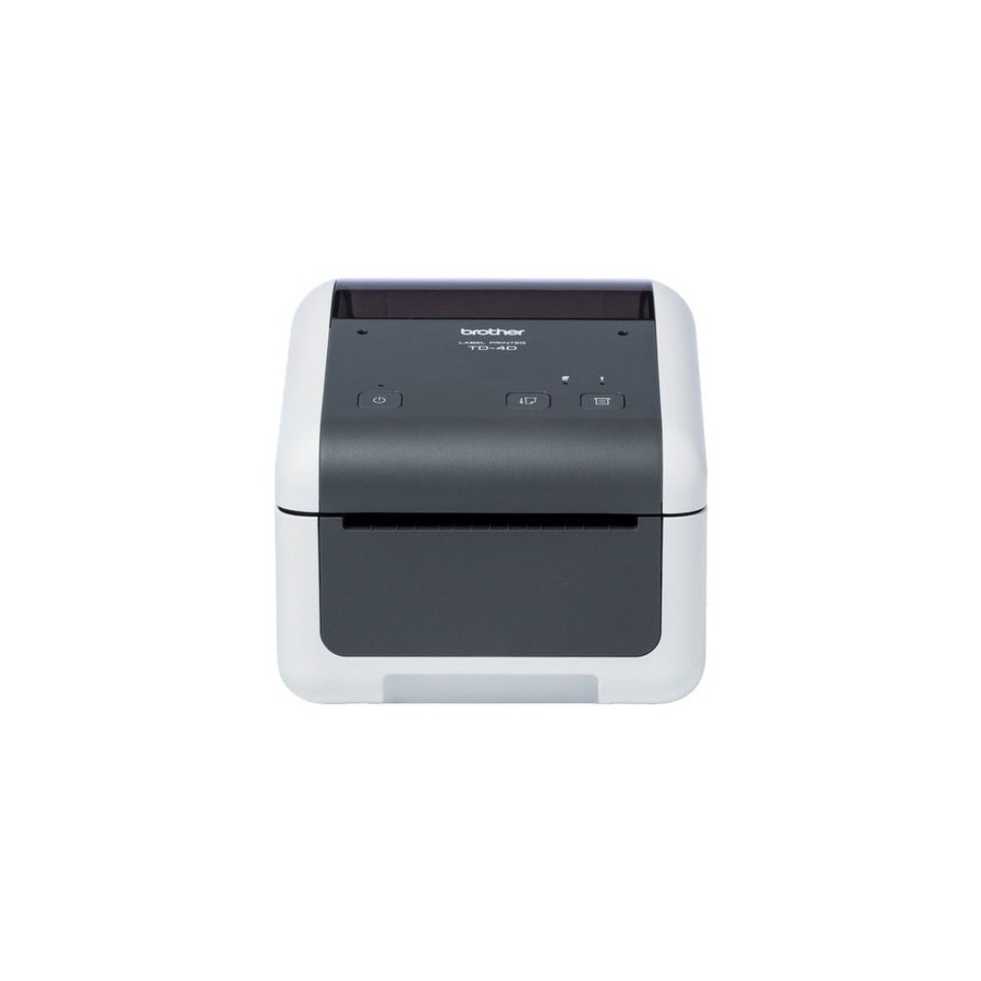 Impresora de etiquetas y tickets brother td-4420dn térmica directa ancho etiqueta 118mm usb-rs-232c blanca y negra