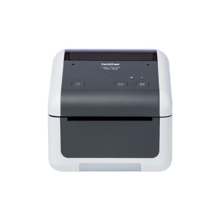 Impresora de etiquetas y tickets brother td-4420dn térmica directa ancho etiqueta 118mm usb-rs-232c blanca y negra
