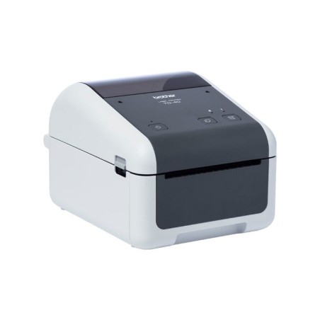 Impresora de etiquetas y tickets brother td-4420dn térmica directa ancho etiqueta 118mm usb-rs-232c blanca y negra