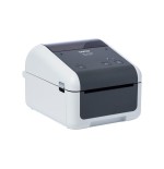 Impresora de etiquetas y tickets brother td-4420dn térmica directa ancho etiqueta 118mm usb-rs-232c blanca y negra