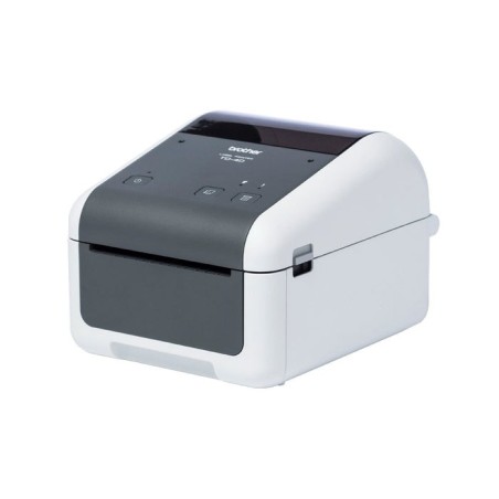 Impresora de etiquetas y tickets brother td-4420dn térmica directa ancho etiqueta 118mm usb-rs-232c blanca y negra