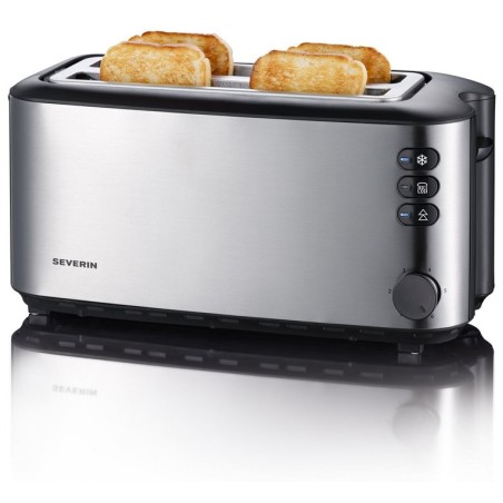 Severin at 2509 4 rebanada(s) 1400 w acero inoxidable