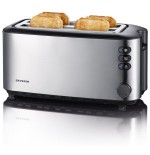 Severin at 2509 4 rebanada(s) 1400 w acero inoxidable