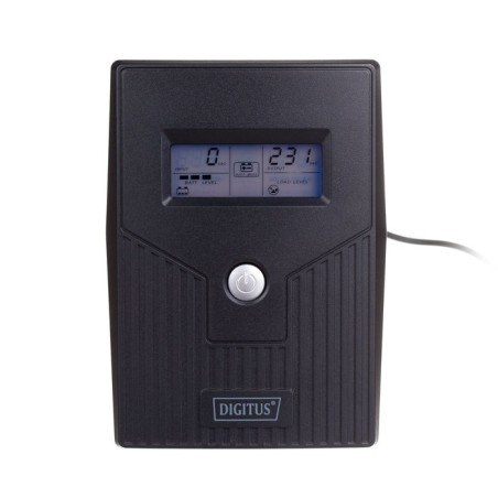 Digitus dn-170063-lcd ups line-ineractive lcd 600va/360w 1x12v/7ah avr 2xsch. usb rj11