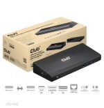 Club3d csv-1562 base para portátil y replicador de puertos acoplamiento negro
