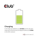 Club3d csv-1562 base para portátil y replicador de puertos acoplamiento negro
