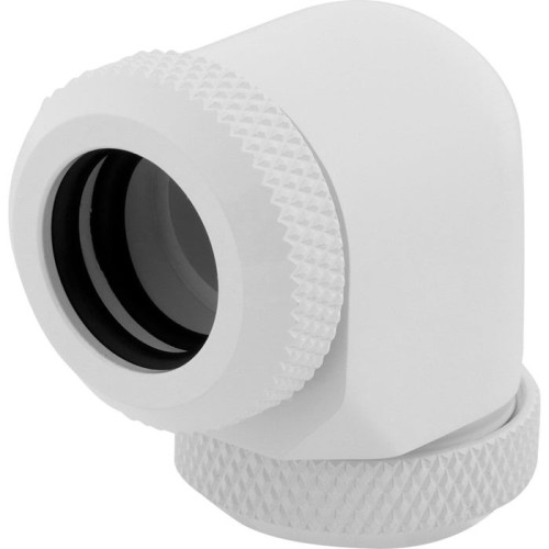 Corsair hydro x series xf hardline 90° 12mm od pack de 2 blanco