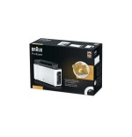 Tostadora delonghi purease toaster ht 3110 wh negro, blanco 1000 w